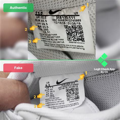 fake nike shoes how to tell|how to authenticate nike shoes.